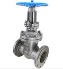 Carbon Steel Water Gate Valve Flange Connection Type Compact Structure