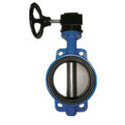 High Performance Water Butterfly Valve Through Shaft Metal Seated Butterfly Valve