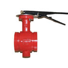Grooved End Water Butterfly Valve Ductile Iron Motorized For Medium Chemical