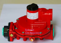 Red Color Fisher R622H LPG High Pressure Gas Regulator Use For Cooking , Long Life