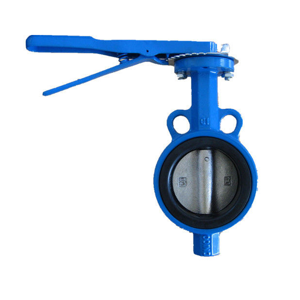Two Hole Wafer Water Butterfly Valve Durable High Temperature Resistance