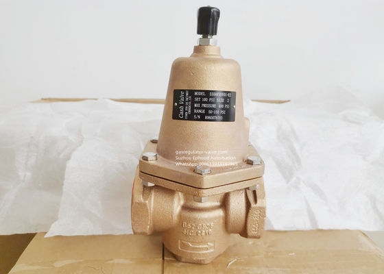 E55 Model Cash Valve Clean Oxygen Gas Pressure Regulating Valve / Bronze Body Material From Emerson Fisher