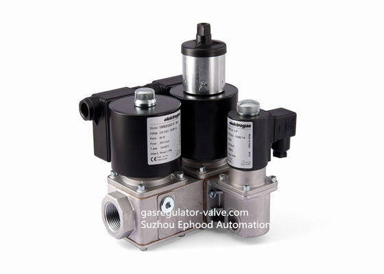 Elektrogas VMM Model Multiple Safety Solenoid Valve For Gas Regulating Trains