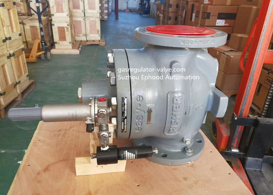 EZR Model WCC Steel Fisher Gas Regulator With 161EB Pilot Valve High Flow Rate