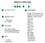 6 Bar Gas Pressure Regulator Italy Geca Made Gas Filter GF050-TPIO - PMax