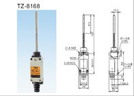 TZ-8168  Tend Limit Switch Spring Steel Ribbon Type Dustproof Design