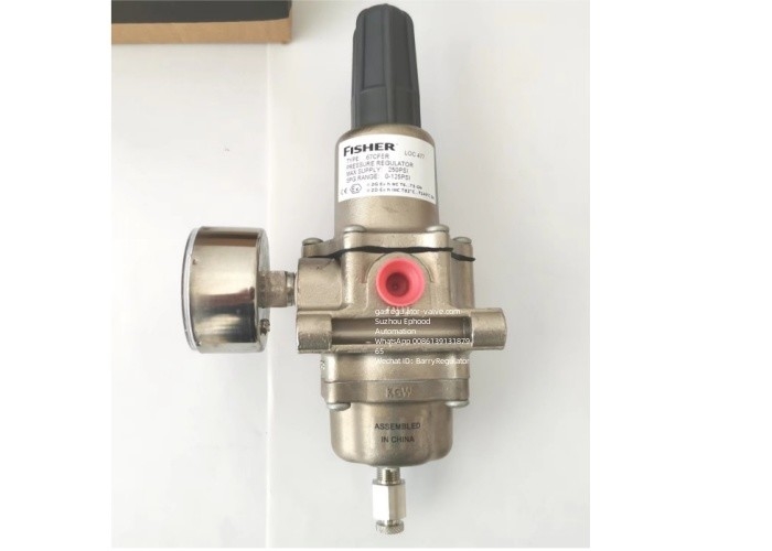 67CFSR Instrument Supply Fisher Gas Regulator CF8M Stainless Steel Body Material Beneficial For Offshore Applications