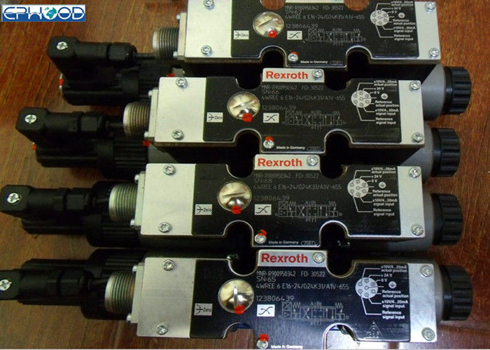 Pneumatic Rexroth Solenoid Valve With Integrated Electronics 4WREE 6E16-24G24K31-A1V-655