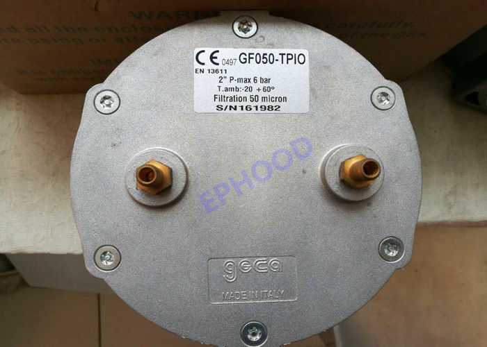 6 Bar Gas Pressure Regulator Italy Geca Made Gas Filter GF050-TPIO - PMax