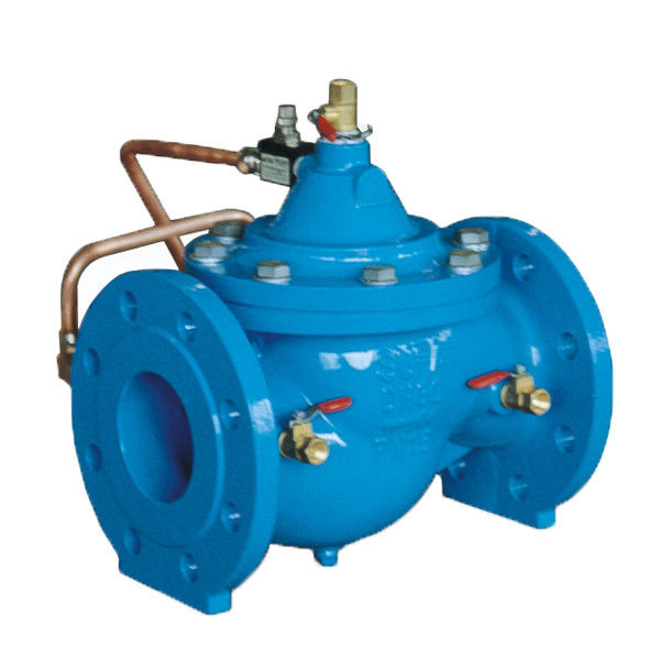 Stainless Steel Pressure Reducing Valve Streamlined WCB Body Diaphragm Control
