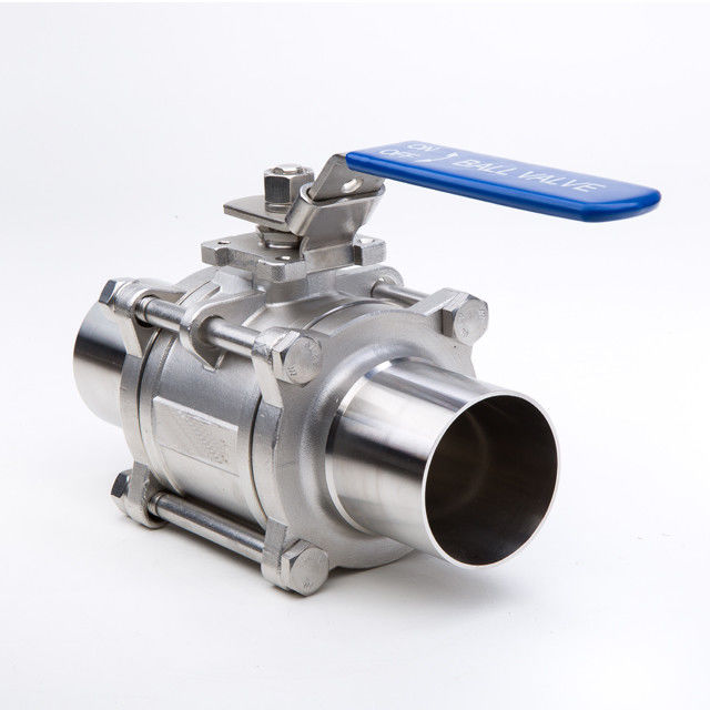 2 Way Welding Stainless Steel Threaded Ball Valve For Gas And Water