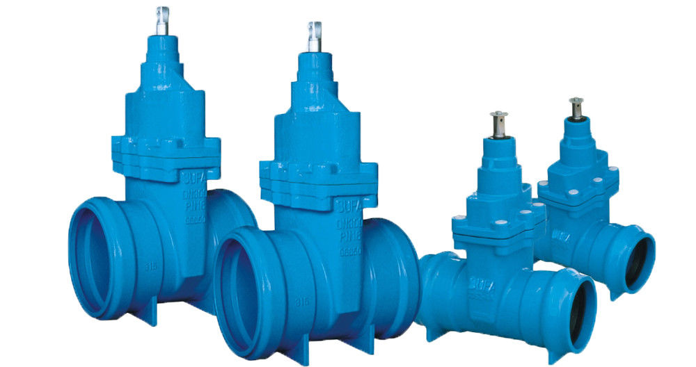 50mm Cast Iron Water Gate Valve Flange Type Fully Guided Flexible Wedge