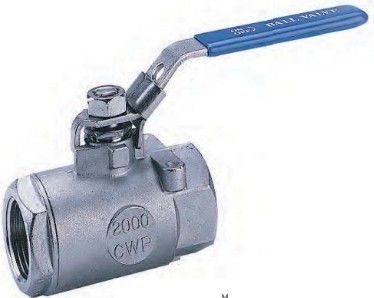 Screwed End 1500WOG Stainless Steel Ball Valve With Locking Device