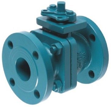 Soft Seal Flanged Stainless Steel Ball Valve 2 Pc Ball Type Thread Connection