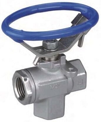 Screwed End 1500WOG Flanged Ball Valve Blow - Out Proof Stem Design