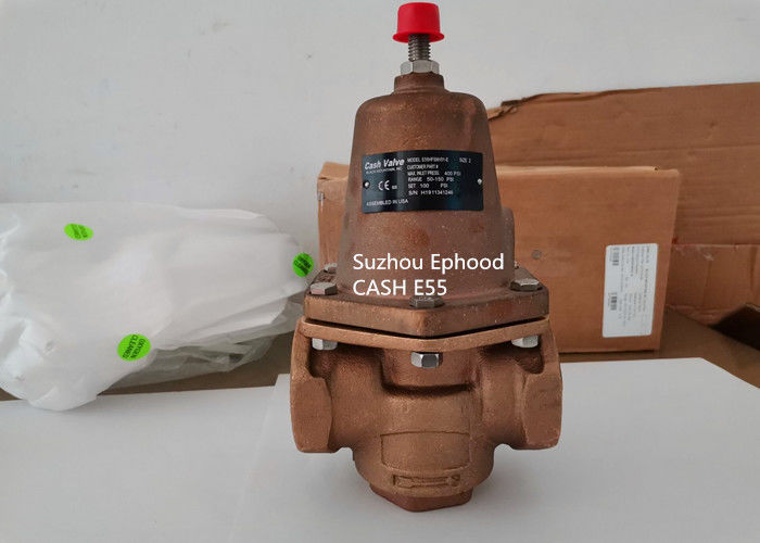 E55 Model Cash Valve High Capacity Pressure Regulating Valve / Bronze