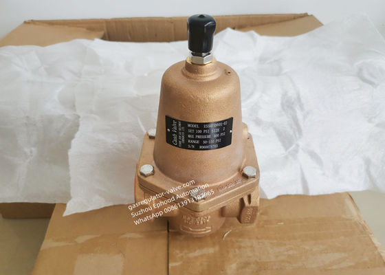 E55 Model Cash Valve Clean Oxygen Gas Pressure Regulating Valve / Bronze Body Material From Emerson Fisher