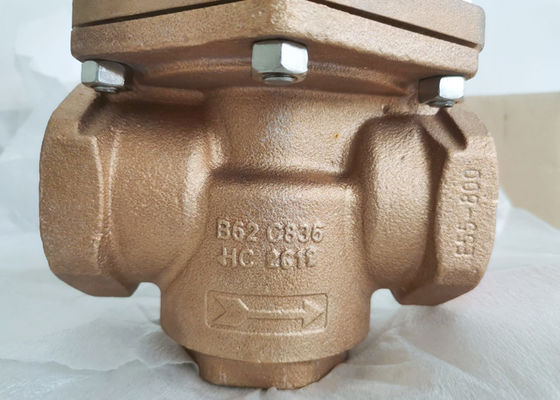 E55 Model Cash Valve Clean Oxygen Gas Pressure Regulating Valve / Bronze Body Material From Emerson Fisher