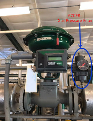 250 Psi Fisher 67CFR Filter Regulator