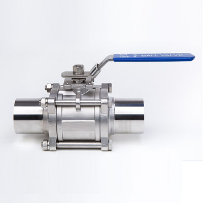 2 Way Welding Stainless Steel Threaded Ball Valve For Gas And Water