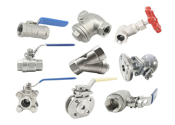 Cf8 4 Inch Stainless Steel Ball Valve 316 Ss Ball Valve Fire Resistance