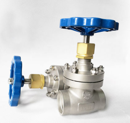 DN40 CryogenicStainless Steel Globe Valve Short Stem Cryogenic System