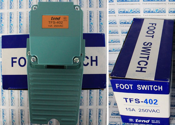 Large Foot Tend Limit Switch With Plastics And Aluminium Cast Rind TFS-402 Foot Switch