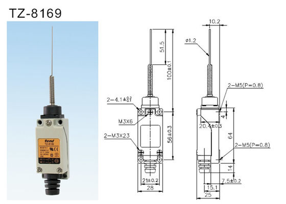 Tend Limit Switch Spring Type TZ-8169  Position Switch TZ8169