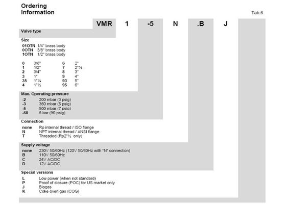 Elektrogas Brand VMR Model Safety Fast Opening Rexroth Solenoid Valve Single Stage Aluminum Alloy
