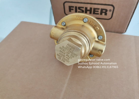 1301F-1 Model Fisher Natural Gas Regulator 1/4 Inch End Connection Fisher Brass Body